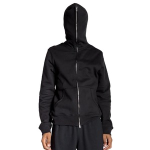 2025 Trendy 400 GSM Fleece Sudadera con capucha y cremallera de cara completa para hombre, manga larga, estampado de logotipo personalizado informal para la temporada de invierno, técnicas teñidas lisas - Product Image 1