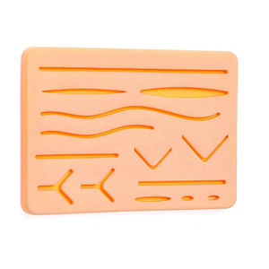 Almohadilla de sutura reutilizable para estudiantes de medicina con textura de piel y capas realistas - Product Image 1