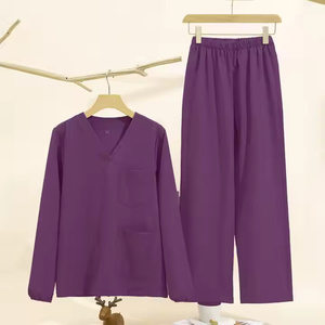 2025 personalizado médico uniformes de enfermería Joggers enfermera Hospital uniforme mujer Top Scrub traje mujeres uniformes conjuntos de moda - Product Image 4