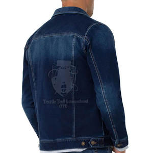 Custom Fashion <b>Men</b> High Quality <b>Men</b> <b>Jeans</b> <b>Jacket</b> Custom Design Logo <b>Jean</b> Winter <b>Jackets</b> For Sale - Product Image 2