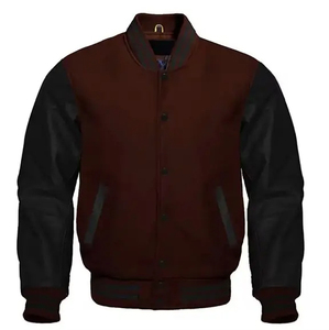 Sleeve College Crop Logo Printing Winter <b>Jackets</b> <b>Men</b> <b>Baseball</b> Letterman Customs Crop Top Varsity <b>Jacket</b> 2025 - Product Image 3