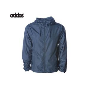 Chaqueta impermeable cortavientos para correr ligera para hombre de calidad personalizada, chaqueta de lona para exteriores con cremallera para correr al aire libre - Product Image 5