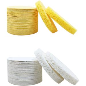 Greenet Lot de 2 Houppettes Naturelles pour le Visage – Nettoyage Écologique et Professionnel en Profondeur pour Cosmétiques Écologiques - Product Image 2