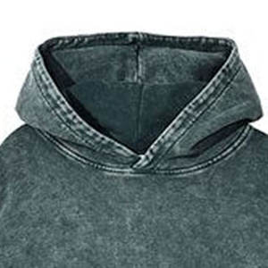 Mens Cotton Oversized Vintage Stone Acid Wash Hoodies Custom Logo Green Gallery Paint Splatter Distressed <b>Hoodie</b> - Product Image 3