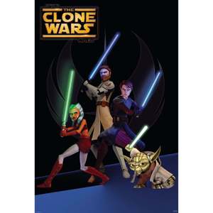 Póster de Papel con Diseño Moderno de Star Wars: The Clone Wars, Arte para Pared - Product Image 1