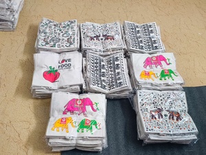 Meilleurs sacs de transport à provisions en jute biodégradable avec sérigraphie en soie logo personnalisé surface unie prix d'usine en Inde - Product Image 3