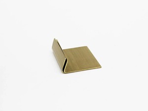 Minimalist Golden <b>Card</b> Display Stand Beautiful Accent Piece for Business <b>Cards</b> Home Office or Party Table Setup - Product Image 2