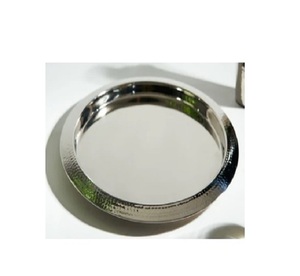 <b>Round</b> Shape Gold Metal <b>Serving</b> <b>Tray</b> Jewellery Decorative <b>Serving</b> <b>Tray</b> Unique Designer Home Kitchen <b>Serving</b> Gold Metal <b>Tray</b> - Product Image 3