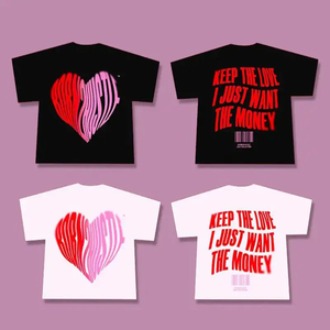 Puff Printing <b>Silk</b> Screen Printed Eco-Friendly Short Sleeve T-<b>shirts</b> 100% Cotton Custom LOGO <b>Men</b> Hip Hop Knitted Tee <b>Shirt</b> - Product Image 6