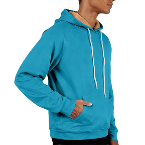 Fashion Regular Fit Quick Dry Breathable Cotton <b>Blended</b> Men Fleece Hoodies Streetwear Men's Lightweight Hoodies - Product Image 4