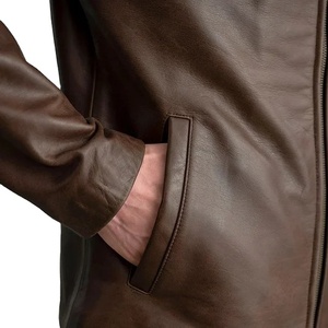 2025 Fashion Spring Autumn Men Blouson <b>Jacket</b> Anti Wrinkle Turn-down Collar Loose <b>Light</b> Mature Style Casual Youth <b>Jacket</b> - Product Image 6