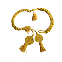Cordons de chapeau Shako français en macramé, couleur personnalisée, 16 brins tressés en laine, style classique pour vêtements