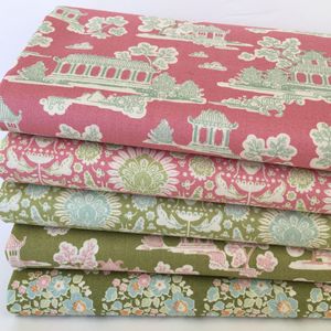 Vải cotton 100% chất lượng cao, họa tiết in đẹp, dùng may váy, rèm cửa và vỏ gối. - Product Image 4