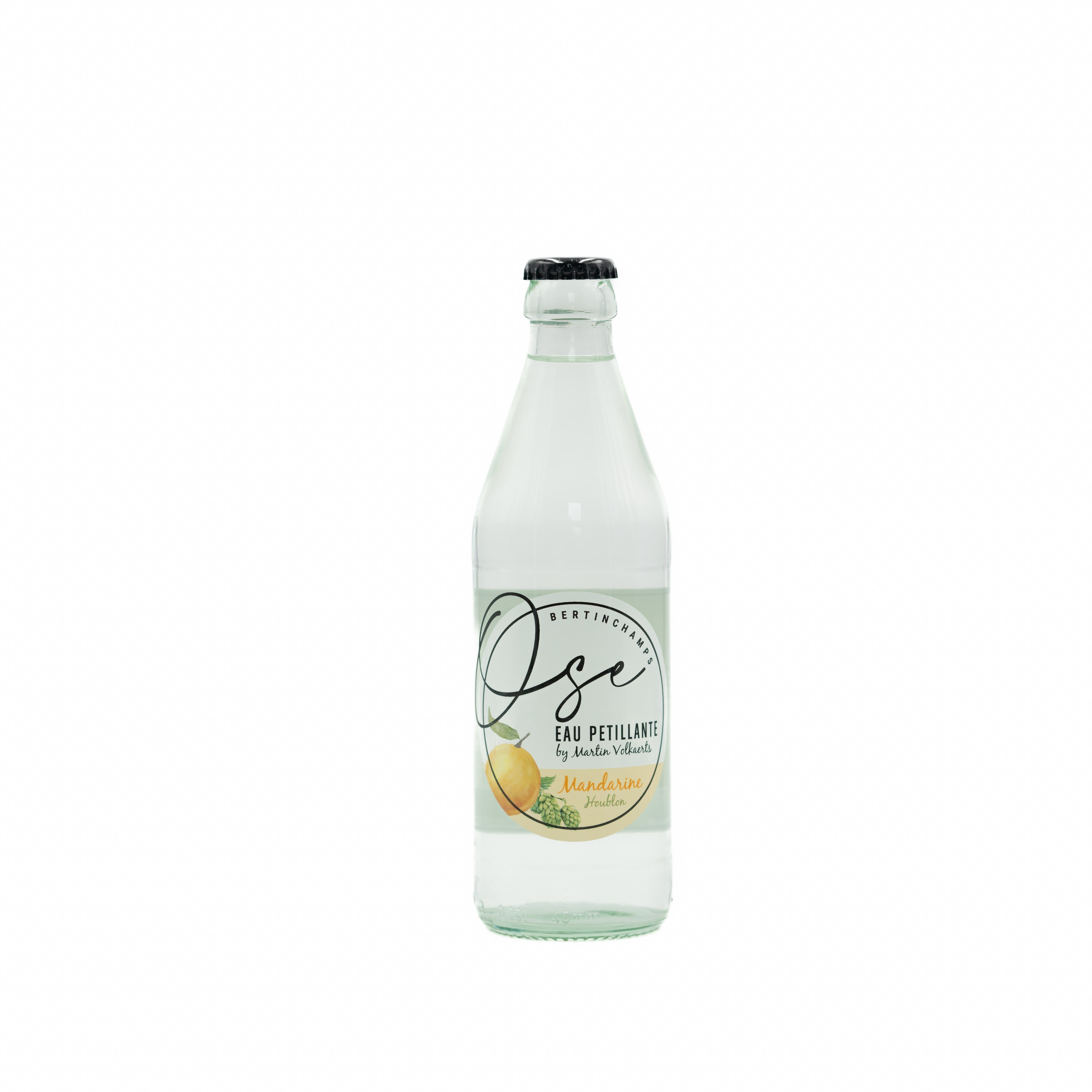 BIO Sparkling Water 33cl Ose Mandarin Hops Fruity Refreshing Healthy Beverage Belgium Premium Drink