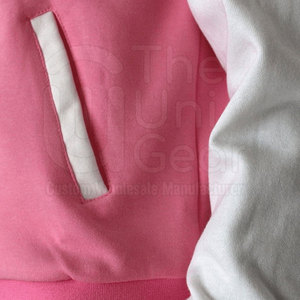 Chaqueta universitaria Letterman con estilo para hombre, chaquetas de invierno al por mayor con cuello levantado y precio bajo de béisbol universitario - Product Image 4