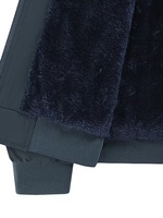 Veste d'hiver pour homme, doublée en polaire, coupe-vent, respirante, col montant, fermeture éclair, décontractée, couleur unie, streetwear
