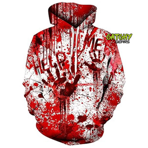 Ensembles de sweat-shirt à capuche imprimé sérigraphié brodé en éponge française 450 Gsm pour hommes - Product Image 1