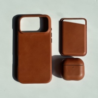 Étui de téléphone portable de luxe en cuir de vachette huilé avec cadre de caméra magnétique surélevé, antichoc, multicolores, pour iPhone 17 Pro Max et 7 Plus