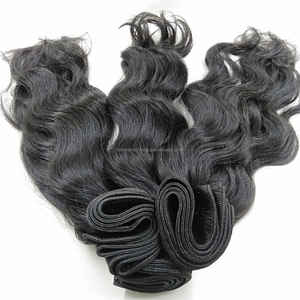 อินโดนีเซียธรรมชาติดิบผมมัดคู่ผ้าขยายผมหยัก 100 มนุษย์ Remy หนังกําพร้าผมชิดกัน - Product Image 2