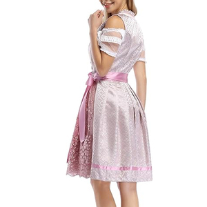 Femmes adultes Oktoberfest Dirndl Costume Bavière Bière Fête Carnaval Serveur Robe Jeune Fille Maid Jupe Cosplay Fantasia Outfit - Product Image 6