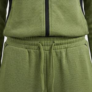 Conjunto Deportivo de Dos Piezas de Alta Calidad para Mujer, Traje de Invierno con Cierre y Cuello Alto, Ropa Deportiva para Correr - Product Image 5