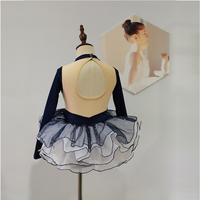 Robe tutu de ballet rouge en velours pour enfants et filles de bonne qualité