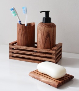 Ensemble de salle de bain en bois de haute qualité Ensemble de salle de bain d'hôtel en bois naturel Article ménager Ensemble de salle de bain en bois le plus vendu - Product Image 2