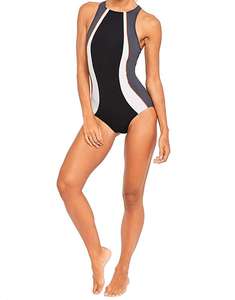 Nuevo Traje de Baño Enterizo con Push-Up, Sexy, con Detalle de Madera en la Parte Delantera, Estampado Floral, para Mujer Adulta - Product Image 3