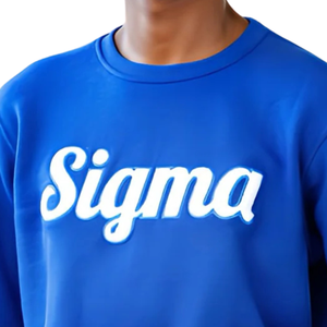 เสื้อสเวตเชิ้ต Sigma 1914 ผ้าฟลีซปักลายเชนิล พรีเมียมคอตตอน สำหรับฤดูหนาว เสื้อผ้าผู้ชาย สไตล์สมาคมนักศึกษากรีก ชุดนักศึกษา - Product Image 2