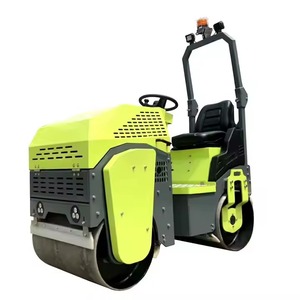 Compacteur d'Asphalte Tandem Vibrant Hydraulique à Essence Diesel 1 5 Tonnes Pompe à Rouleaux Machine Environnementale Municipale - Product Image 5