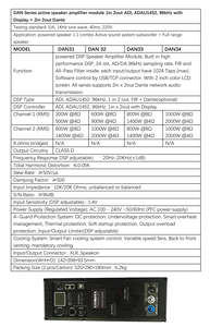 Módulo Amplificador <span class=keywords><strong>de</strong></span> Sistema <span class=keywords><strong>de</strong></span> Línea Activa DSP FIR <span class=keywords><strong>de</strong></span> 600W+1000W, 110v - 220v, Amplificador <span class=keywords><strong>de</strong></span> Altavoz PA, <span class=keywords><strong>Placa</strong></span> Amplificadora <span class=keywords><strong>de</strong></span> Altavoz <span class=keywords><strong>de</strong></span> Línea - Product Image 5