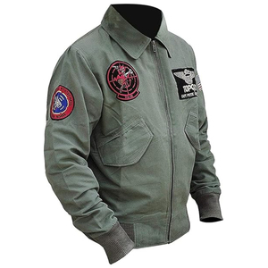 Chaqueta de Cuero Casual Acolchada de Lana de Alta Calidad para Hombre, Transpirable, Ecológica y Personalizable para Invierno - Product Image 1