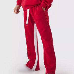 Fabricantes de ropa personalizada liso sólido de peso pesado de algodón en blanco con capucha y pantalones de chándal para correr conjunto de chándal hombres - Product Image 5