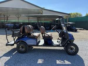 2026 EZ-GO Express 6 Express Explorer 13.5 Gasolina Eléctrico Azul - Product Image 3