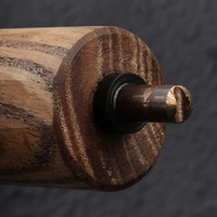 Couperet fait main en acier damassé lame San Mai manche en bois de rose outil de chef personnalisable pour les cadeaux de bricolage Collection tendance OEM