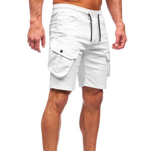 2026 Wholesale Fashion Custom Logo French Terry Waterproof Cargo Shorts Quick Dry Cotton Track Shorts for Gym Breathable Men OEM - Product Image 5