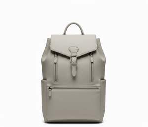 Sac à dos élégant en cuir véritable pour hommes, sac à main compact à la mode pour un usage quotidien - Product Image 1