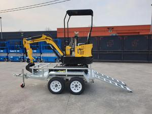 Envío gratuito Excavadora JPC HT12 completa con remolque Aprobada por EPA/CE - Product Image 5
