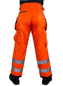Pantalones de soldadura, traje protector, resistente al calor y al fuego, pantalón de soldadura de piel de vaca, seguridad industrial antiestática y resistente - Product Image 6