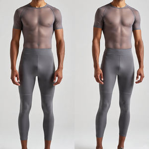Mallas transparentes de malla para correr para hombre, pantalones para gimnasio, Fitness, transparentes, de secado rápido, para hombre - Product Image 4