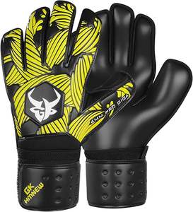 Gants de gardien de but professionnels de haut niveau avec cuir et matériau en latex Dragonne réglable étanche pour la manipulation du ballon - Product Image 3