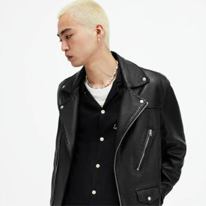 Best Quality Men <b>Genuine</b> Leather Jackets Most Popular Custom Breathable Men Leather Jackets Comfortable Wholesale Customized - Product Image 3