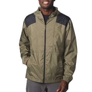 Nouvelle arrivée : veste d'hiver imperméable à capuche pour homme, idéale pour les sports de plein air, la randonnée, le camping, l'escalade, avec logo personnalisé sur le devant - Product Image 1