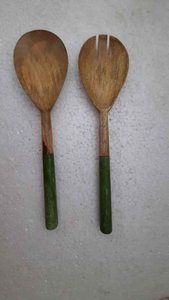 Cuchara de madera Espátula Cuchara Vajilla de madera de acacia Utensilios de cocina de tradebit - Product Image 3