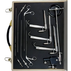 Nouvelle arrivée, ensemble de laryngoscope à pied pour microchirurgie laryngaire, instruments ORL, source d'alimentation manuelle, kit chirurgical approuvé CE ISO - Product Image 4