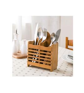 Porte-couverts en bois à 5 sections de qualité exclusive pour accessoires de cuisine à bon prix - Product Image 5