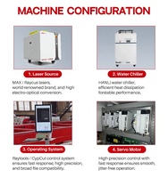 Découpeuse laser à fibre de haute qualité 1500w 3000w pour la découpe de l'acier et des métaux, découpeuse laser CNC à vendre