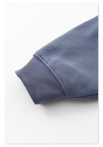 2025 à la mode marque sweat à capuche ample peint à la main Style de rue Couple tenue 100% coton plaine teint saison hiver quantité minimale de commande 2 pièces - Product Image 6