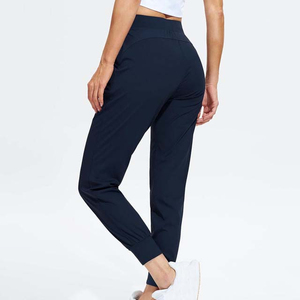 Pantalon de survêtement pour femme, taille mi-haute, confortable, respirant, style streetwear, couleurs personnalisées, écologique, coupe-vent, faible MOQ - Product Image 4