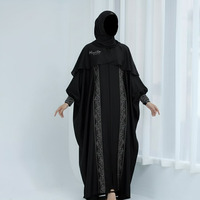 Hochwertige Maßgefertigte Großhandels-Modest-Kleidung: Atmungsaktiver Afrikanischer Sommer-Kaftan, Damen-Abaya, Lässige Erwachsenen-Lederkleidung mit Langen Ärmeln und Stickerei